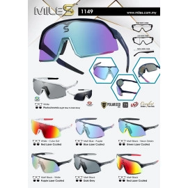 Miles 1149 - Sports Eyewear - Cycling Eye Protection/ Shades