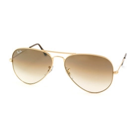 Aviator Large Metal -  Gold - Crystal Brown Gradient | Col001/51