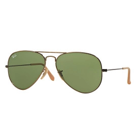 Aviator Large Metal -  Gold - Green | Col177/4E